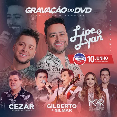 Gravação DVD Lipe & Lyan 